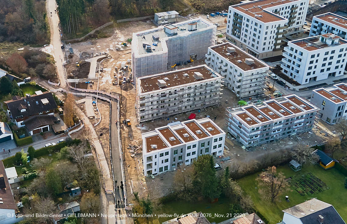 21.11.2020 - Piederstrorfer Gelände und Alexisquartier in Neuperlach in München